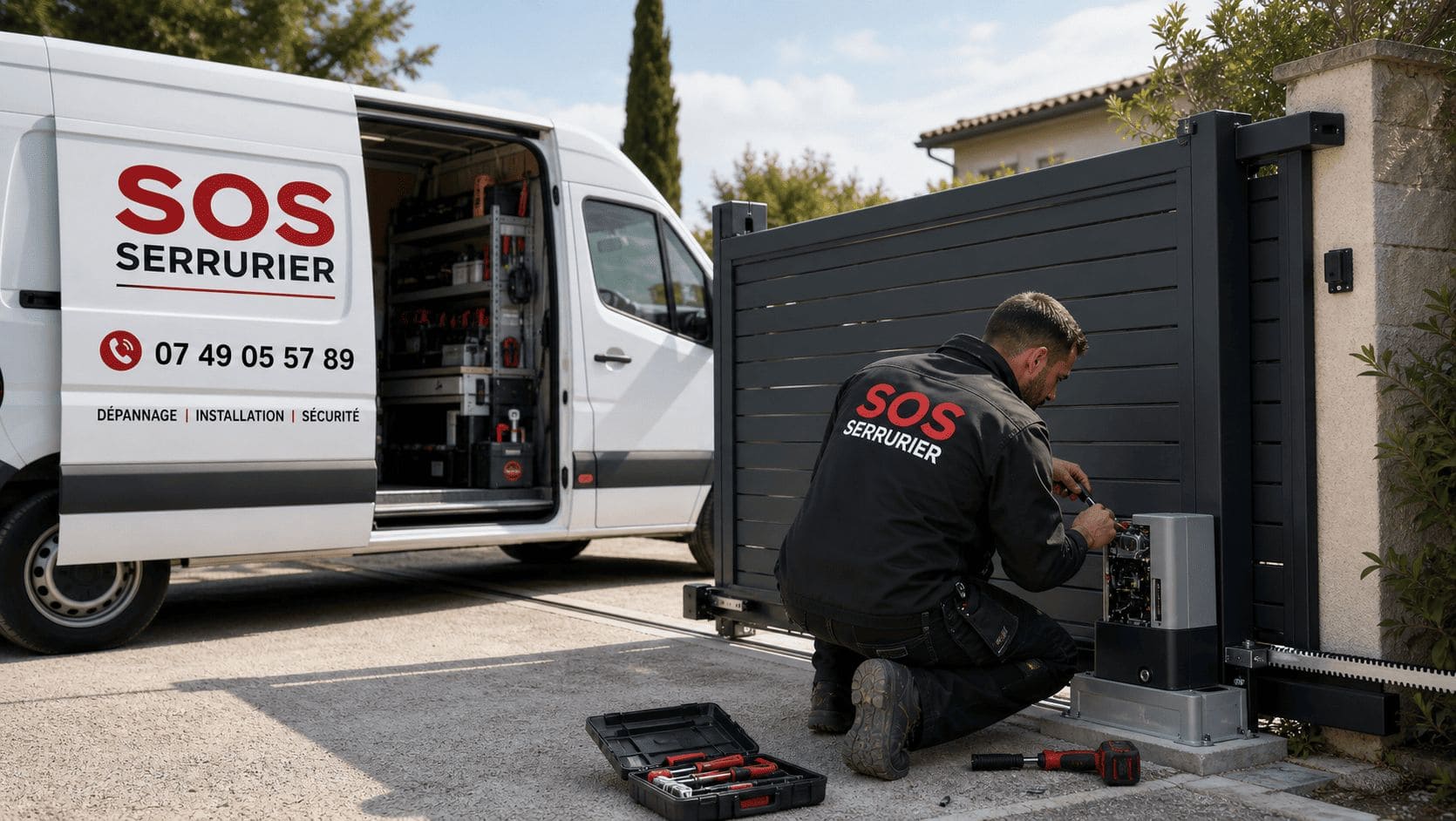 Motorisation portail coulissant Nancy