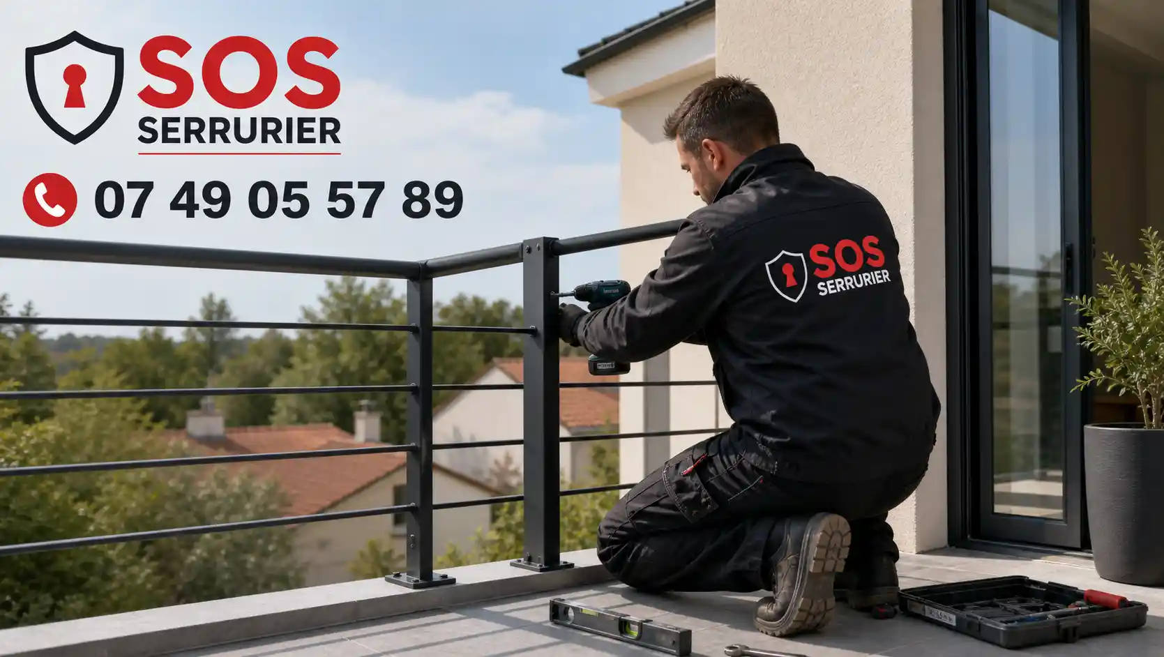 Garde-corps aluminium et inox – Nancy