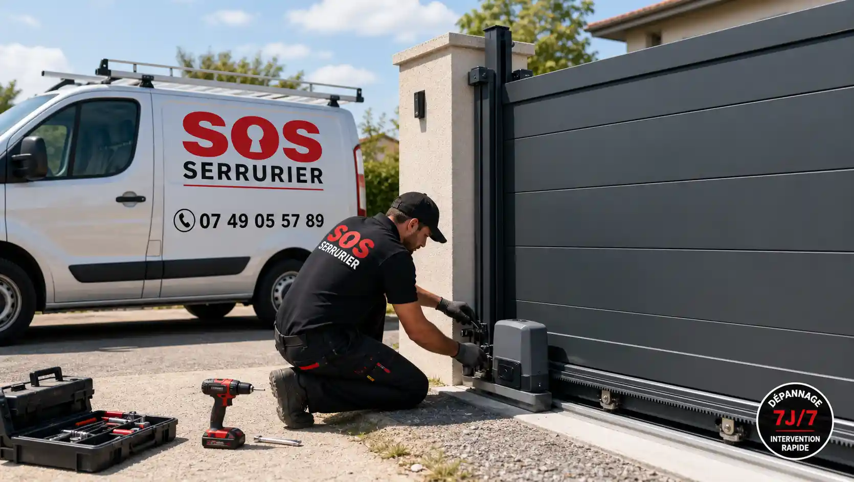 Réparation de portail à Eix – SOS Serrurier
